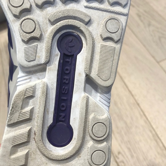 ADIDAS SNEAKERS PURPLE.WHITE COLOR - Picture 6 of 7